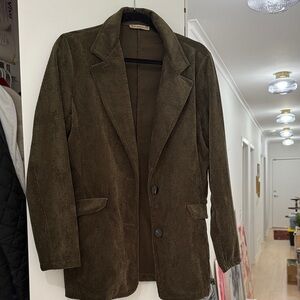 Forest Green Corduroy Blazer